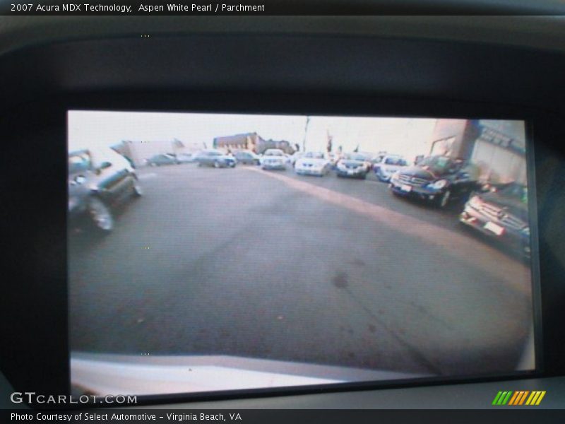 Aspen White Pearl / Parchment 2007 Acura MDX Technology