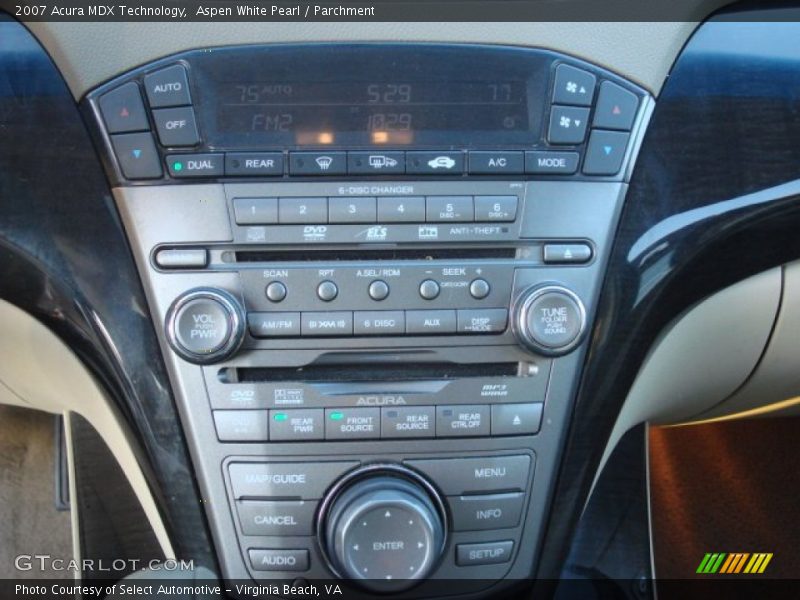 Aspen White Pearl / Parchment 2007 Acura MDX Technology