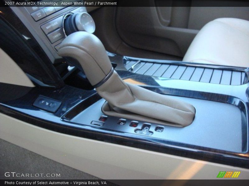 Aspen White Pearl / Parchment 2007 Acura MDX Technology