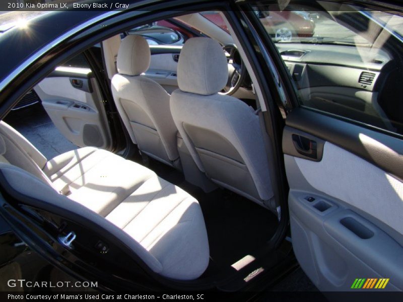 Ebony Black / Gray 2010 Kia Optima LX