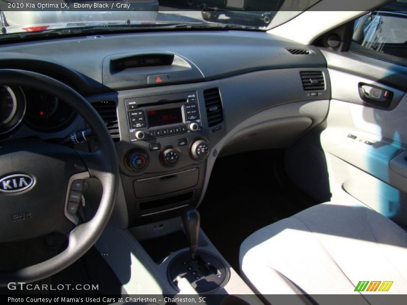 Ebony Black / Gray 2010 Kia Optima LX