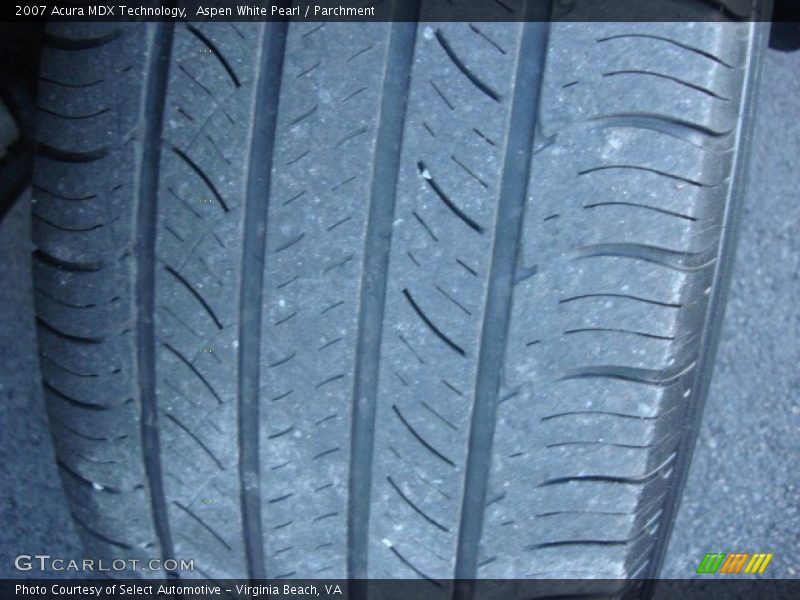 Aspen White Pearl / Parchment 2007 Acura MDX Technology