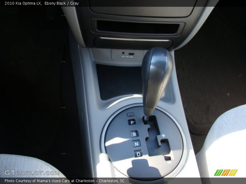 Ebony Black / Gray 2010 Kia Optima LX