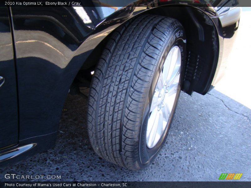 Ebony Black / Gray 2010 Kia Optima LX