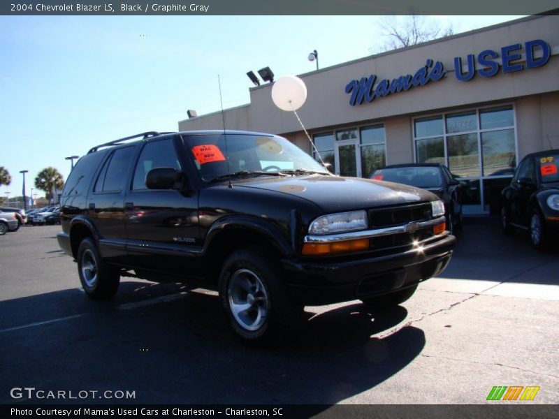 Black / Graphite Gray 2004 Chevrolet Blazer LS