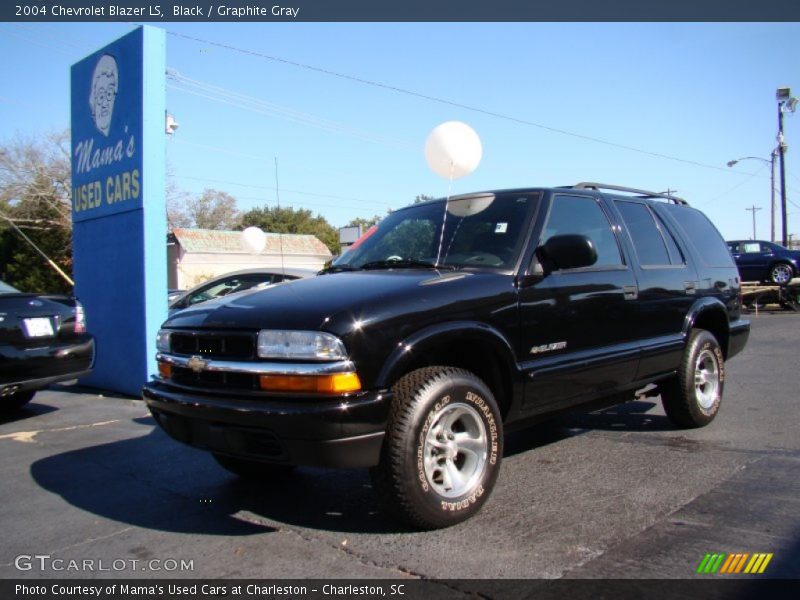 Black / Graphite Gray 2004 Chevrolet Blazer LS