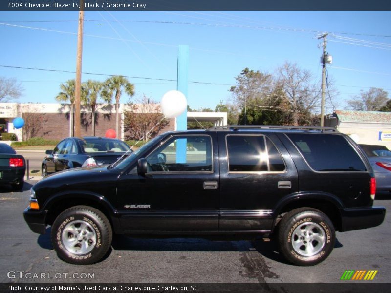 Black / Graphite Gray 2004 Chevrolet Blazer LS