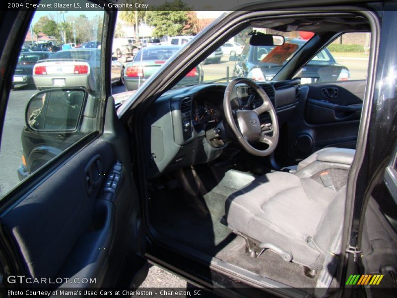 Black / Graphite Gray 2004 Chevrolet Blazer LS