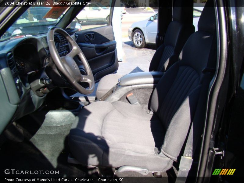 Black / Graphite Gray 2004 Chevrolet Blazer LS