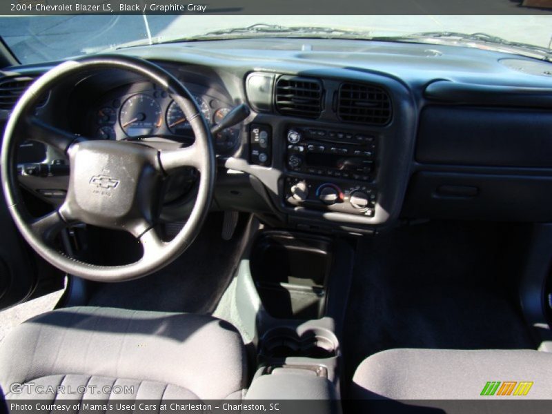 Black / Graphite Gray 2004 Chevrolet Blazer LS