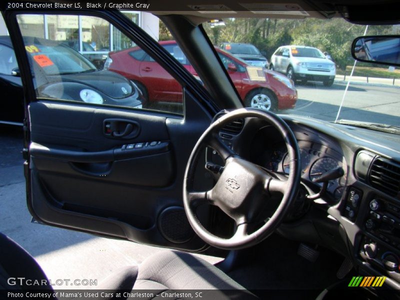 Black / Graphite Gray 2004 Chevrolet Blazer LS