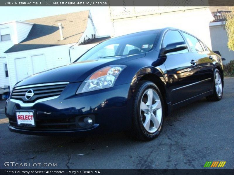 Majestic Blue Metallic / Charcoal 2007 Nissan Altima 3.5 SE