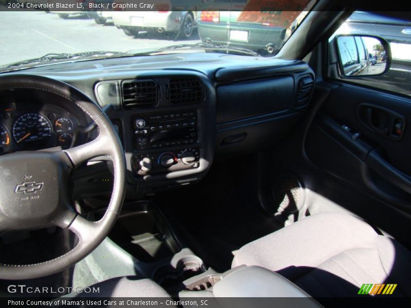 Black / Graphite Gray 2004 Chevrolet Blazer LS