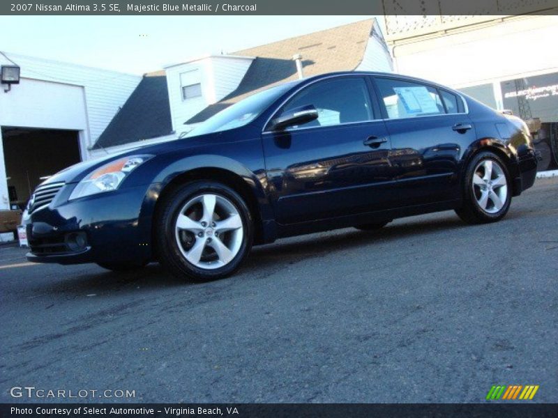 Majestic Blue Metallic / Charcoal 2007 Nissan Altima 3.5 SE