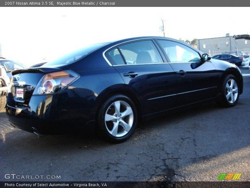 Majestic Blue Metallic / Charcoal 2007 Nissan Altima 3.5 SE