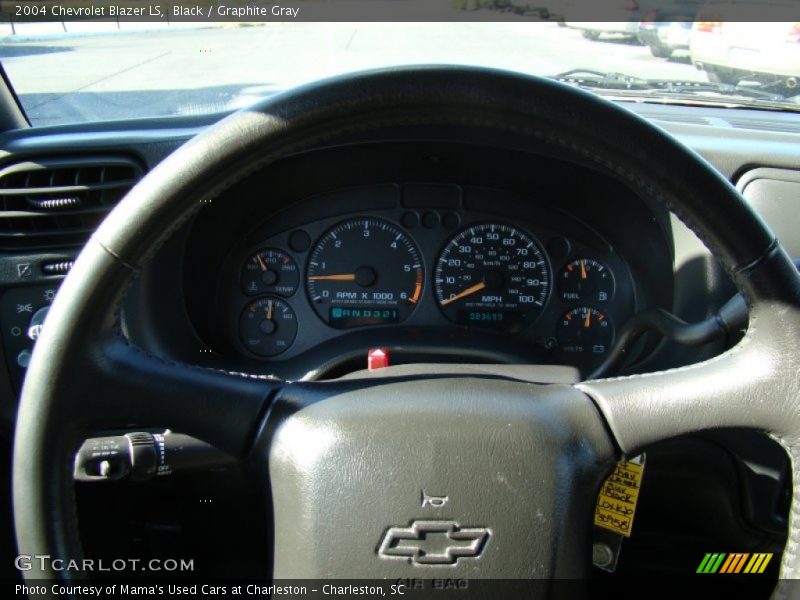 Black / Graphite Gray 2004 Chevrolet Blazer LS
