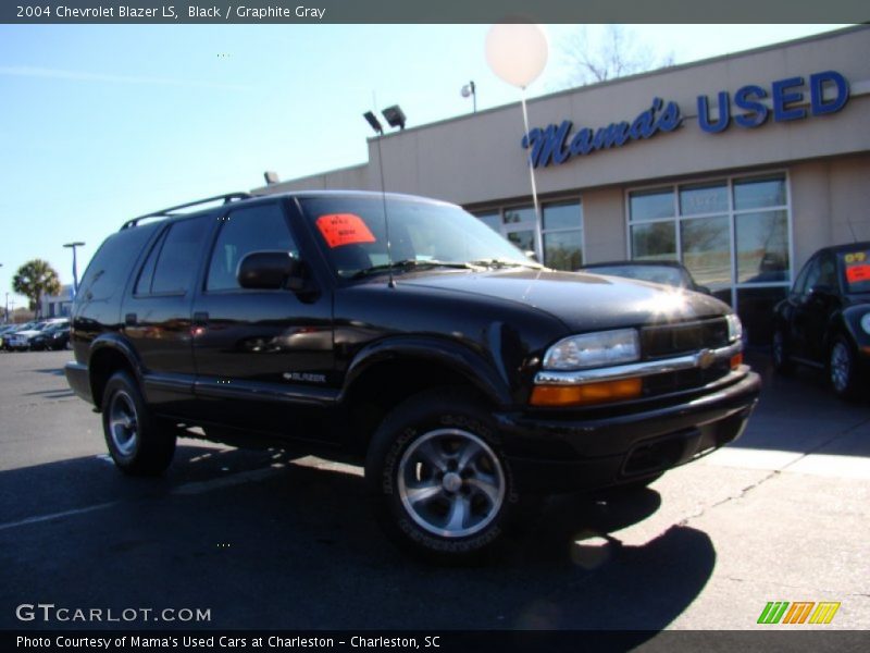 Black / Graphite Gray 2004 Chevrolet Blazer LS