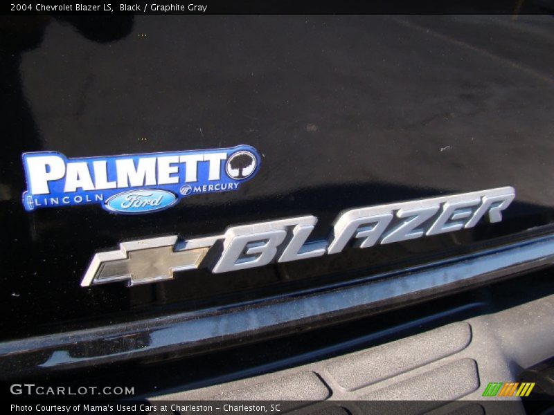 Black / Graphite Gray 2004 Chevrolet Blazer LS