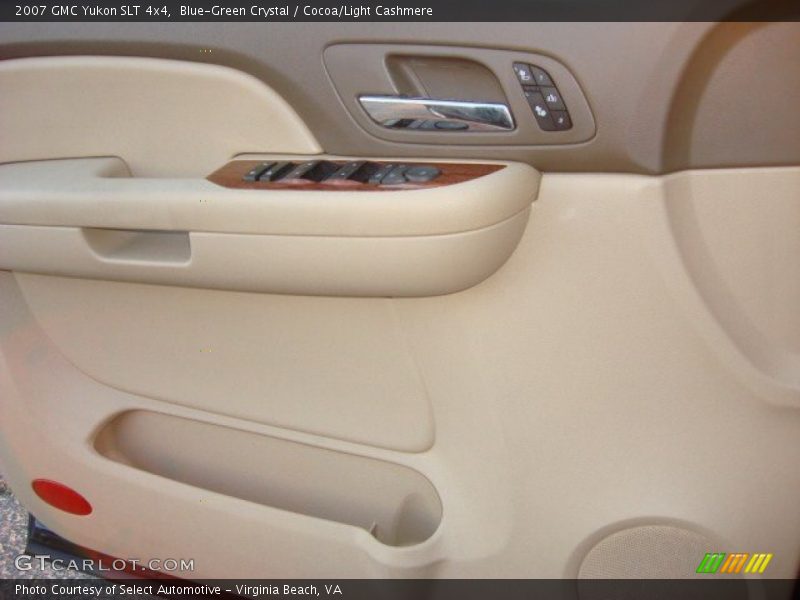 Blue-Green Crystal / Cocoa/Light Cashmere 2007 GMC Yukon SLT 4x4
