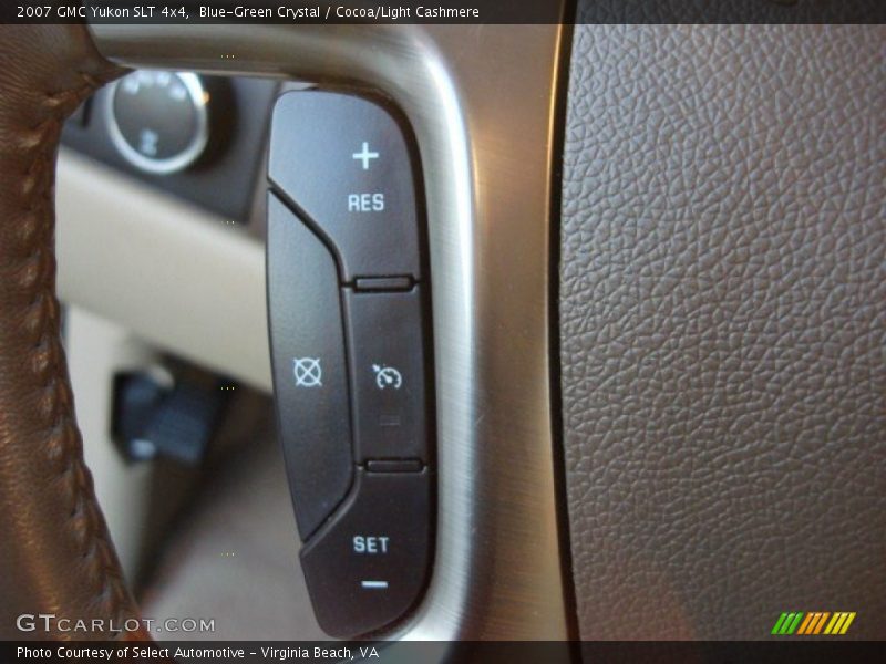 Blue-Green Crystal / Cocoa/Light Cashmere 2007 GMC Yukon SLT 4x4
