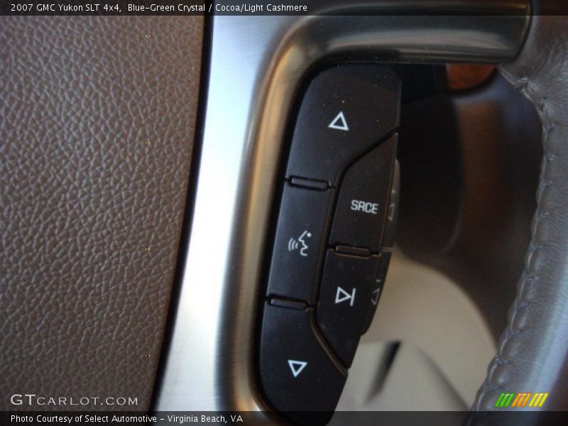 Blue-Green Crystal / Cocoa/Light Cashmere 2007 GMC Yukon SLT 4x4