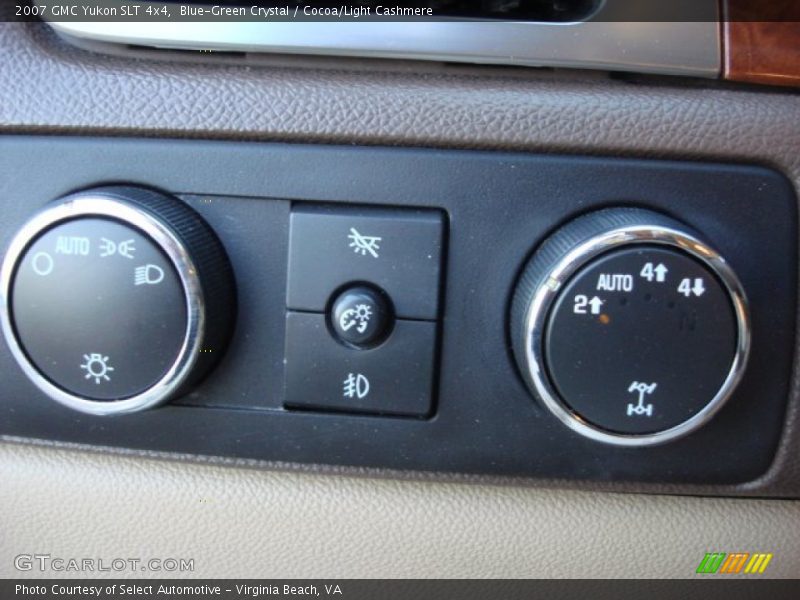 Blue-Green Crystal / Cocoa/Light Cashmere 2007 GMC Yukon SLT 4x4