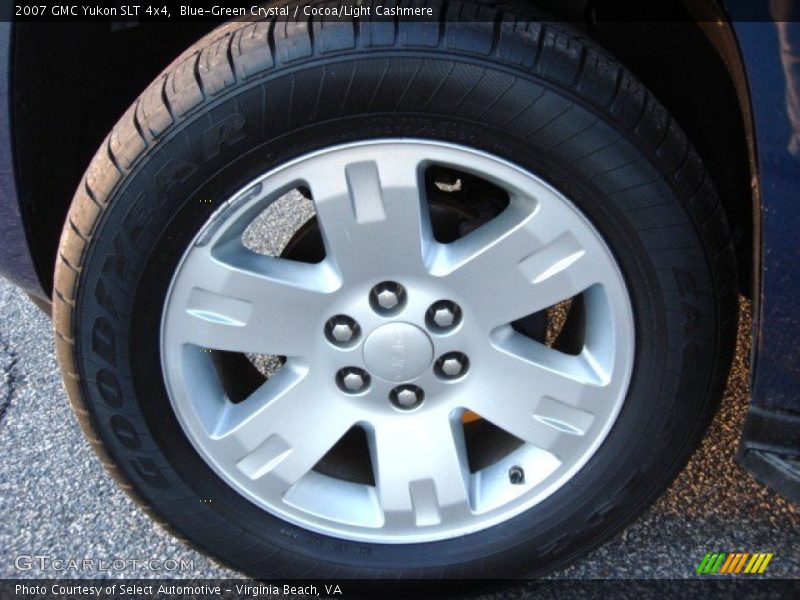 Blue-Green Crystal / Cocoa/Light Cashmere 2007 GMC Yukon SLT 4x4