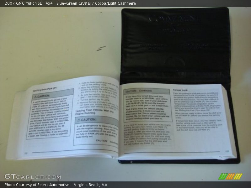Blue-Green Crystal / Cocoa/Light Cashmere 2007 GMC Yukon SLT 4x4
