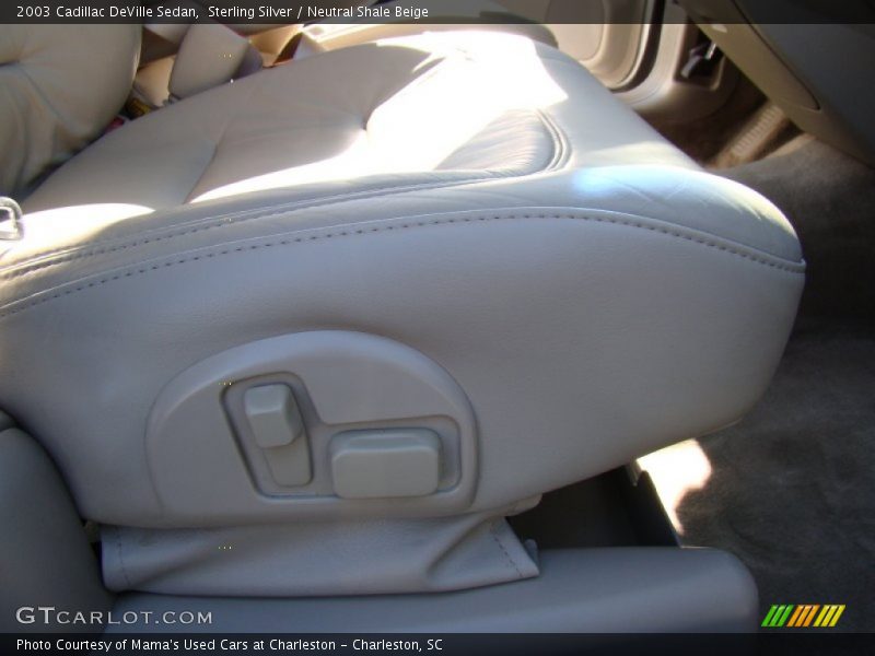 Sterling Silver / Neutral Shale Beige 2003 Cadillac DeVille Sedan