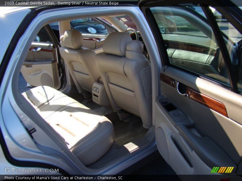 Sterling Silver / Neutral Shale Beige 2003 Cadillac DeVille Sedan