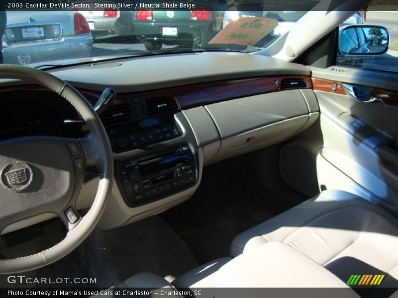 Sterling Silver / Neutral Shale Beige 2003 Cadillac DeVille Sedan