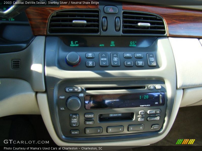 Sterling Silver / Neutral Shale Beige 2003 Cadillac DeVille Sedan
