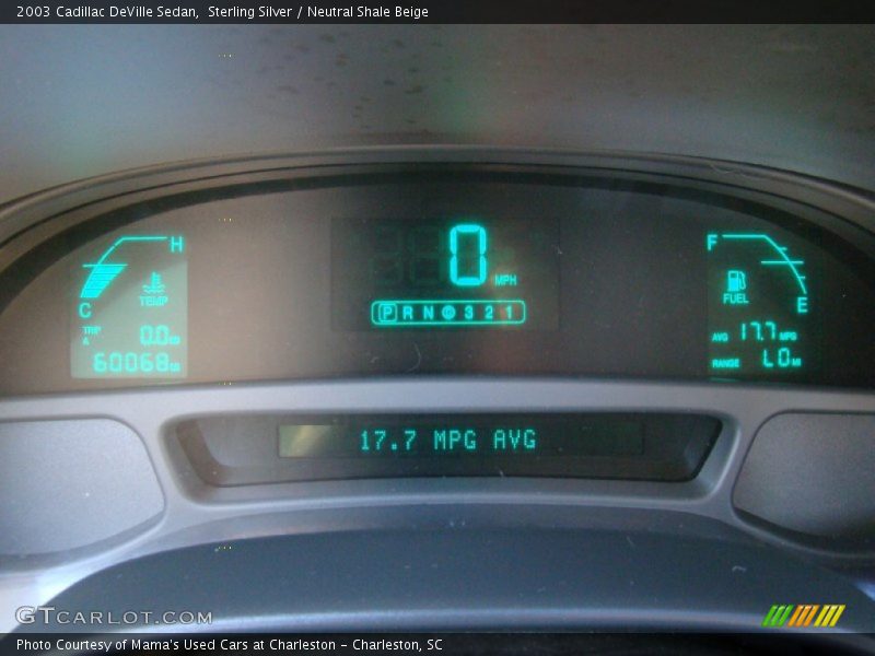 Sterling Silver / Neutral Shale Beige 2003 Cadillac DeVille Sedan