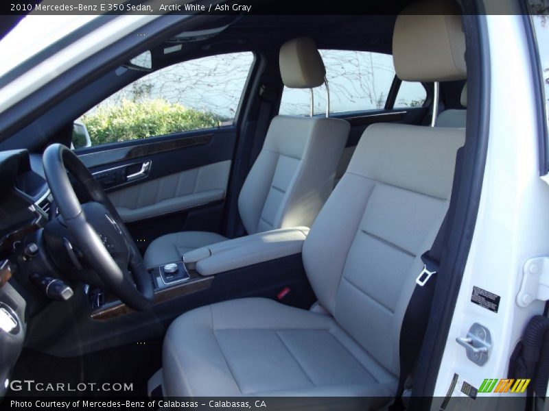 Arctic White / Ash Gray 2010 Mercedes-Benz E 350 Sedan