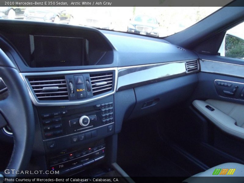 Arctic White / Ash Gray 2010 Mercedes-Benz E 350 Sedan