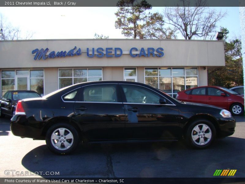 Black / Gray 2011 Chevrolet Impala LS