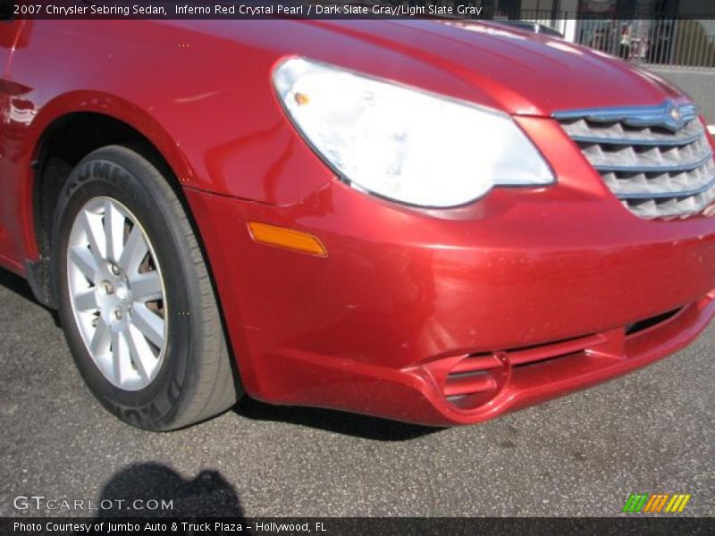 Inferno Red Crystal Pearl / Dark Slate Gray/Light Slate Gray 2007 Chrysler Sebring Sedan