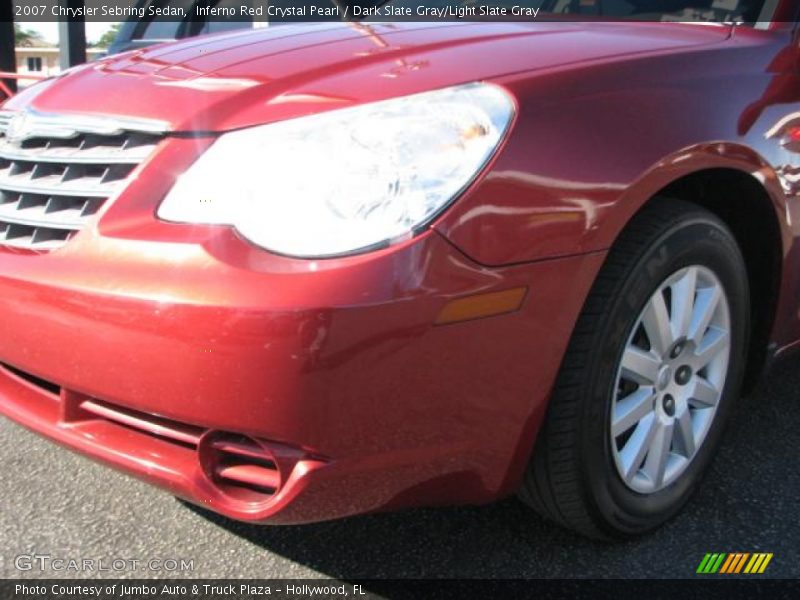 Inferno Red Crystal Pearl / Dark Slate Gray/Light Slate Gray 2007 Chrysler Sebring Sedan