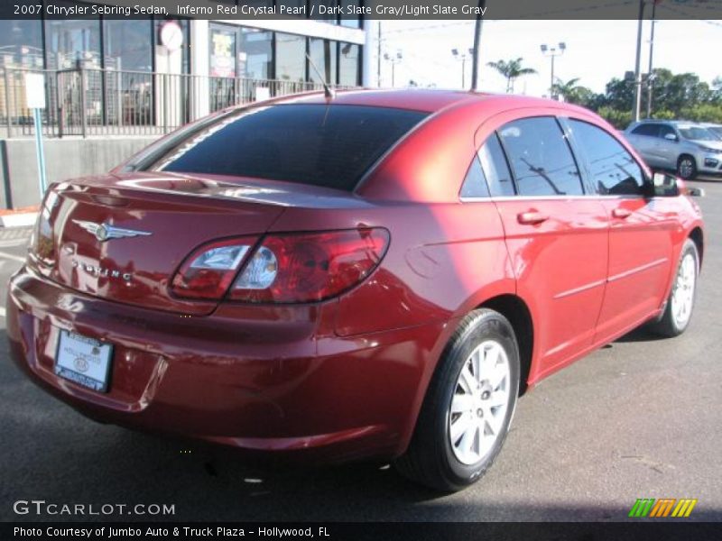 Inferno Red Crystal Pearl / Dark Slate Gray/Light Slate Gray 2007 Chrysler Sebring Sedan