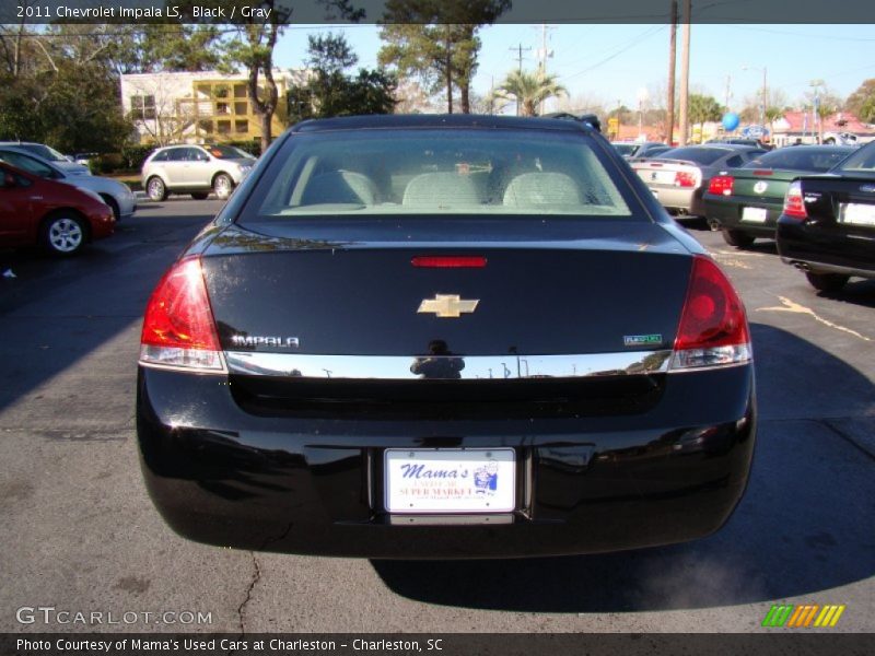 Black / Gray 2011 Chevrolet Impala LS