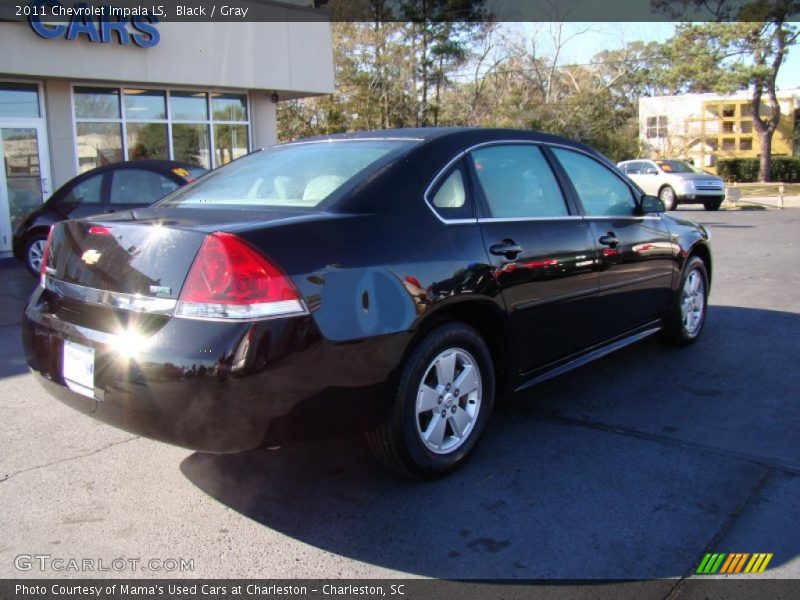 Black / Gray 2011 Chevrolet Impala LS