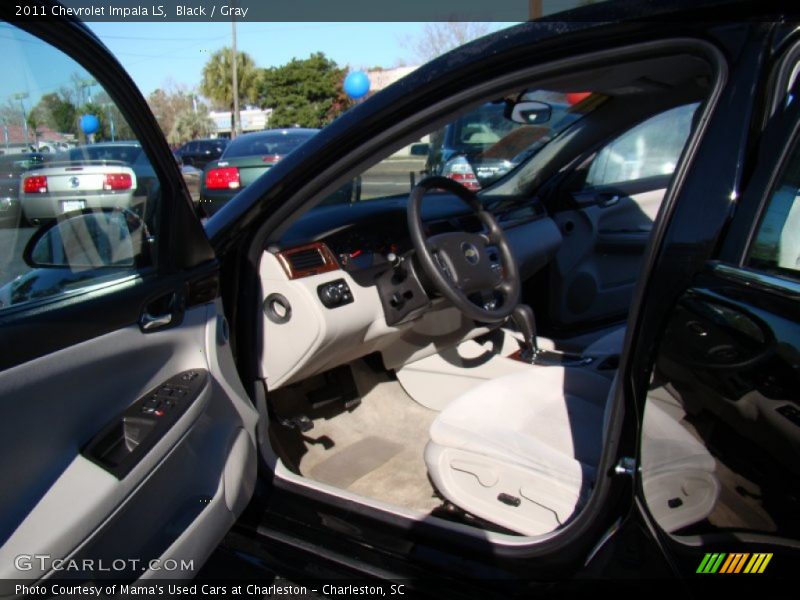 Black / Gray 2011 Chevrolet Impala LS