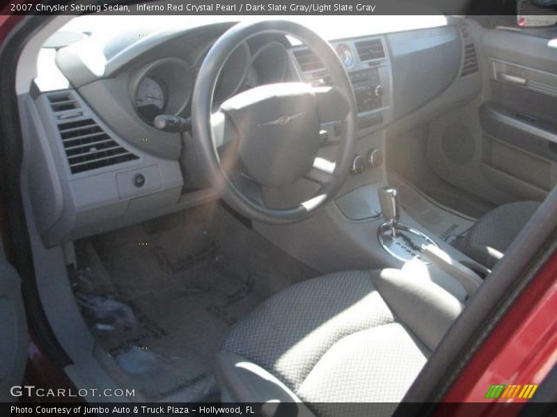 Inferno Red Crystal Pearl / Dark Slate Gray/Light Slate Gray 2007 Chrysler Sebring Sedan