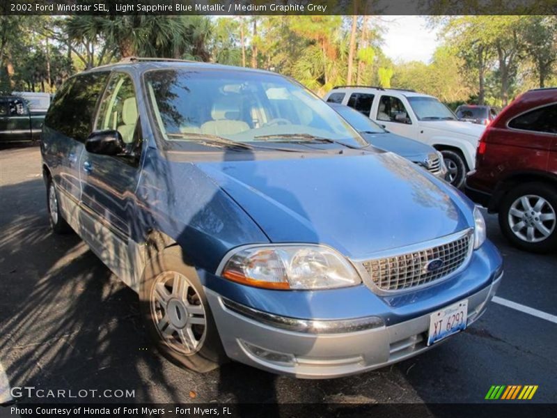 Light Sapphire Blue Metallic / Medium Graphite Grey 2002 Ford Windstar SEL