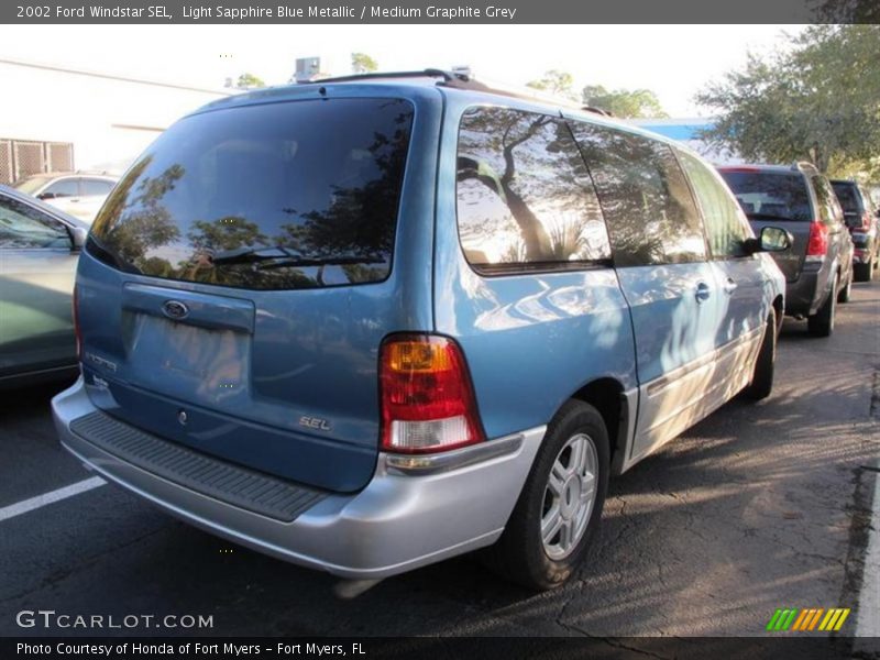 Light Sapphire Blue Metallic / Medium Graphite Grey 2002 Ford Windstar SEL