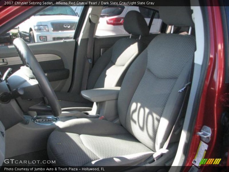 Inferno Red Crystal Pearl / Dark Slate Gray/Light Slate Gray 2007 Chrysler Sebring Sedan