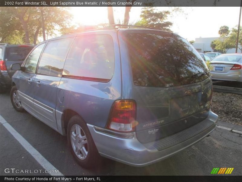 Light Sapphire Blue Metallic / Medium Graphite Grey 2002 Ford Windstar SEL