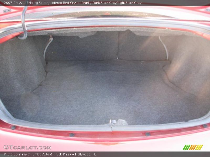 Inferno Red Crystal Pearl / Dark Slate Gray/Light Slate Gray 2007 Chrysler Sebring Sedan