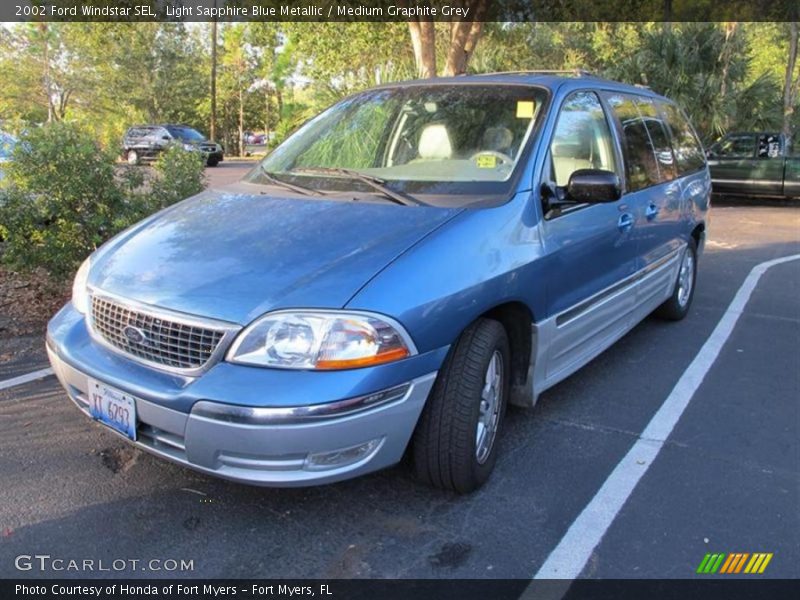 Light Sapphire Blue Metallic / Medium Graphite Grey 2002 Ford Windstar SEL