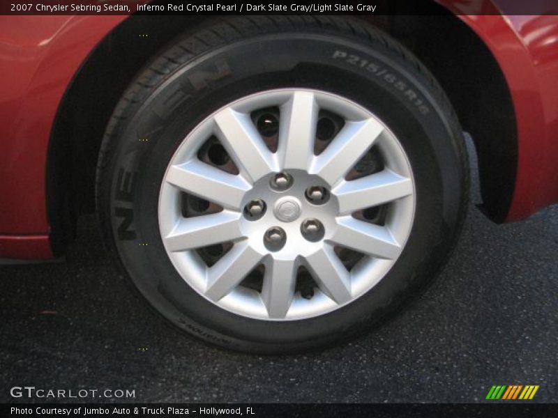 Inferno Red Crystal Pearl / Dark Slate Gray/Light Slate Gray 2007 Chrysler Sebring Sedan